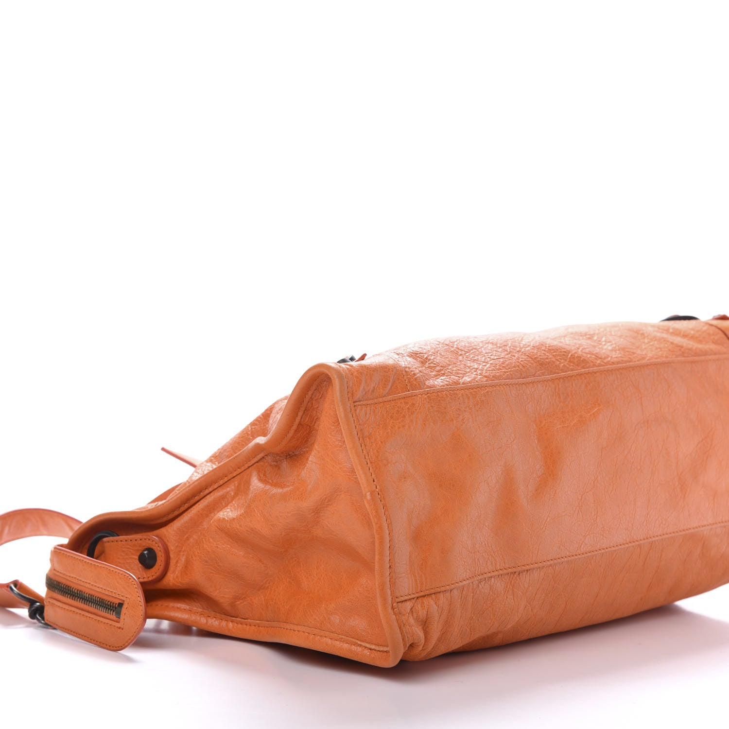 Balenciaga Agneau Classic Hardware City Tangerine 6 of 12