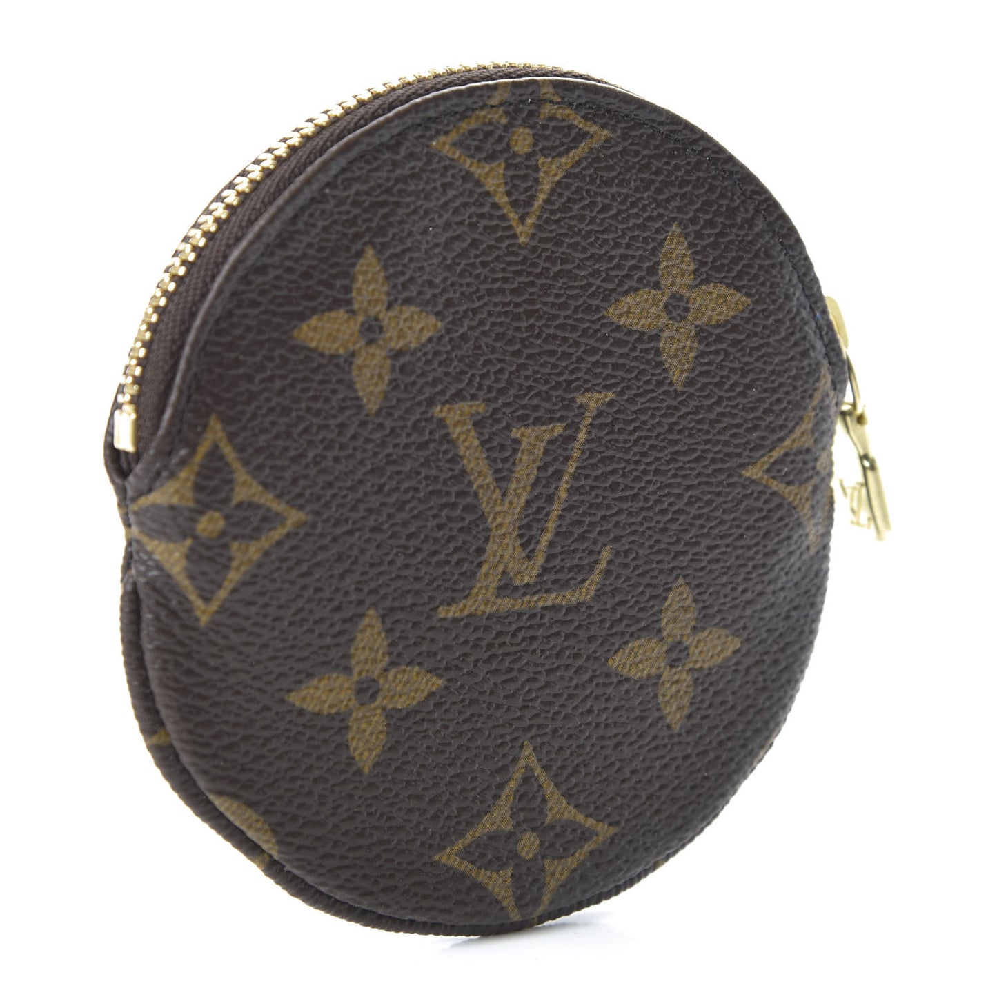 Monogram 2019 Christmas Animation Round Coin Purse Blue