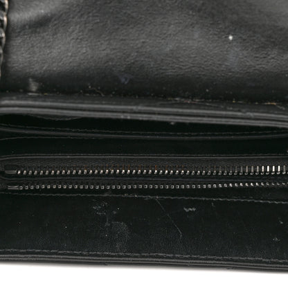 Saint Laurent Calfskin Y Quilted Monogram Monochrome Small Loulou Chain Satchel Black 13 of 13