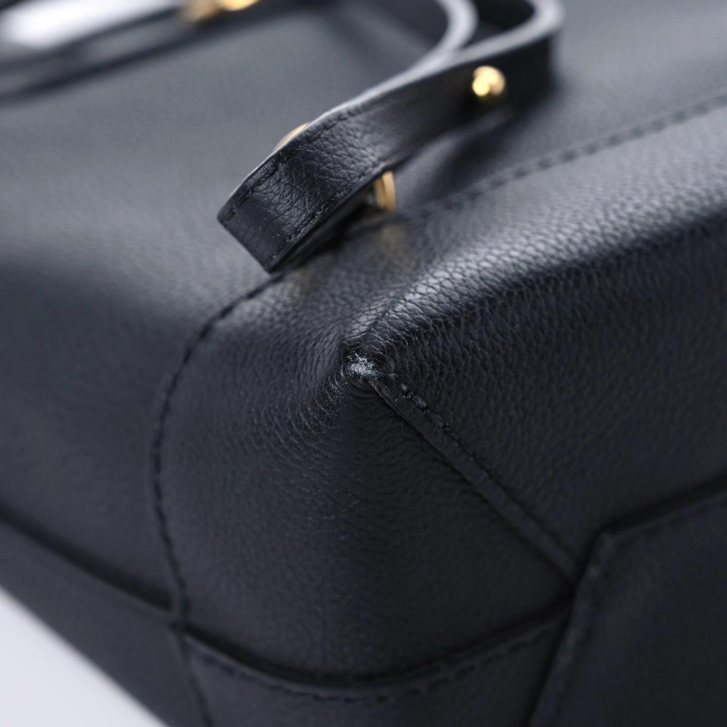 Calfskin Lockme Mini Backpack Black