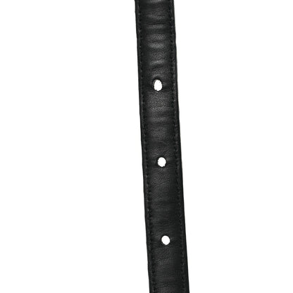 Chanel Calfskin Quilted CC Belt 80 32 Black 5 of 6