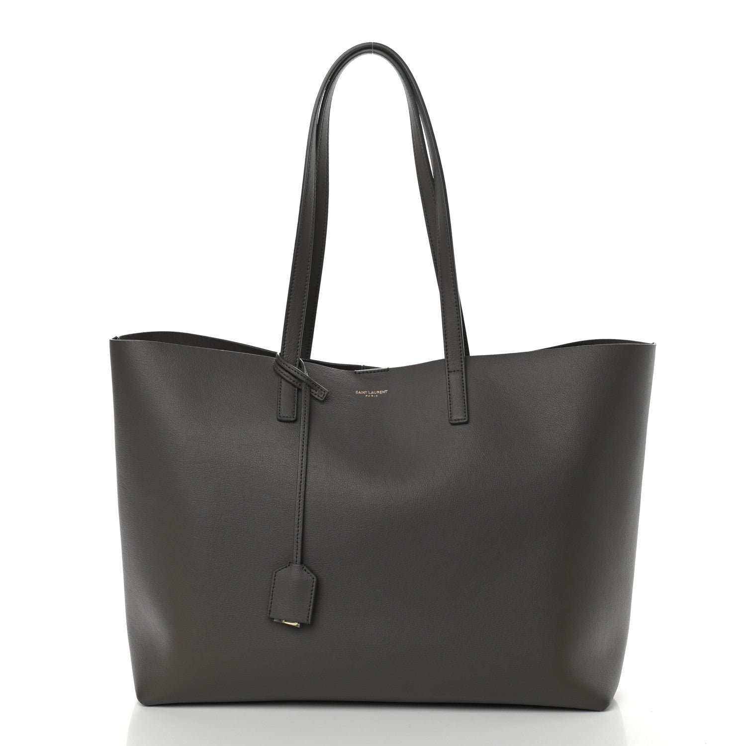 Saint Laurent Calfskin Large Shopping Tote Pebble 4 of 19
