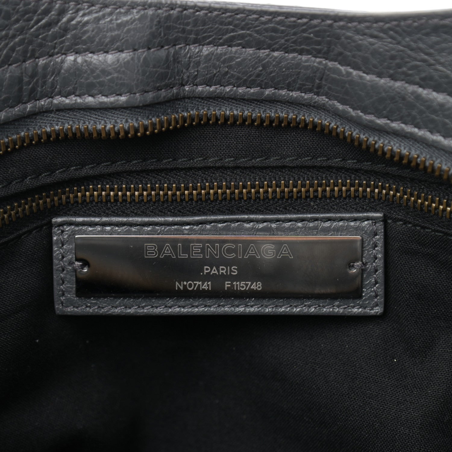 Balenciaga Agneau Classic Hardware City Gris Fossile 6 of 11
