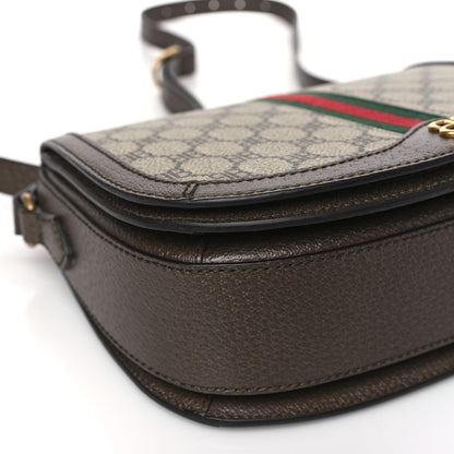Gucci X BALENCIAGA BB Supreme Monogram Web Small Ophidia Shoulder Bag Beige New Acero 8 of 9
