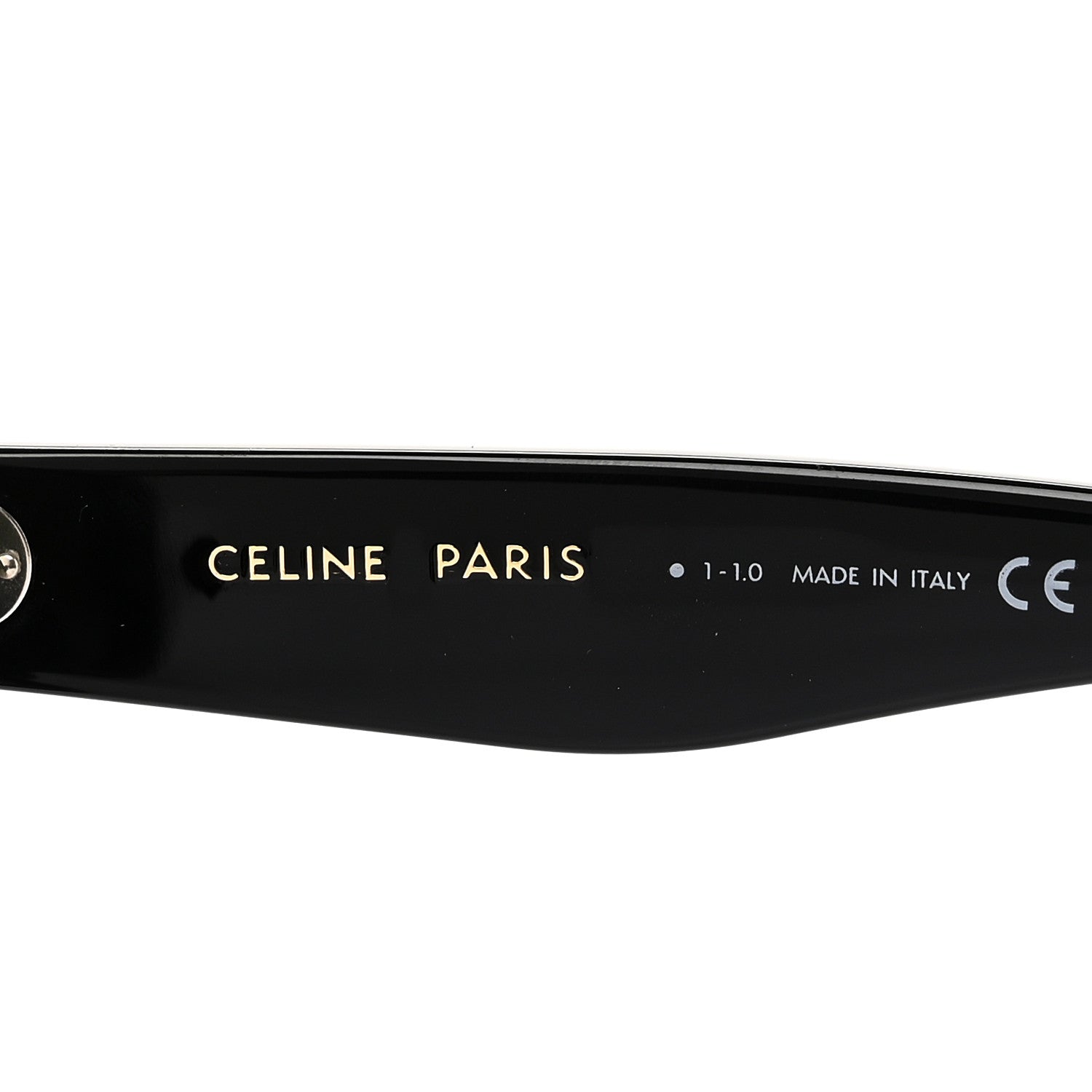Celine Acetate Studded Mineral Round Sunglasses CL40031 Black 5 of 6