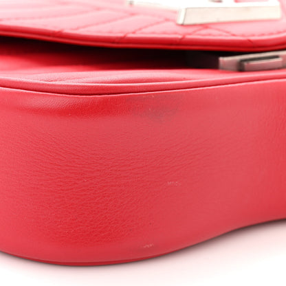 Louis Vuitton Calfskin New Wave Chain PM Scarlet 10 of 11