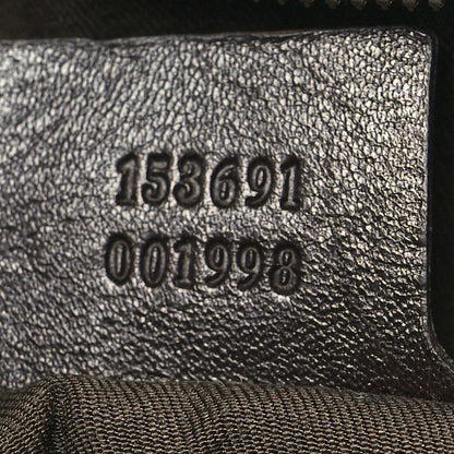 Gucci Monogram Web Studded Pelham Shoulder Bag Dark Brown 7 of 13