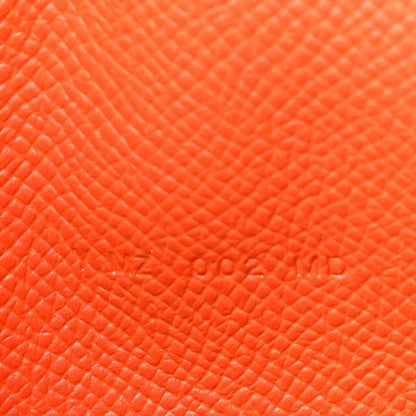 Hermes Epsom Kelly Pocket Compact Wallet Orange Poppy 6 of 11