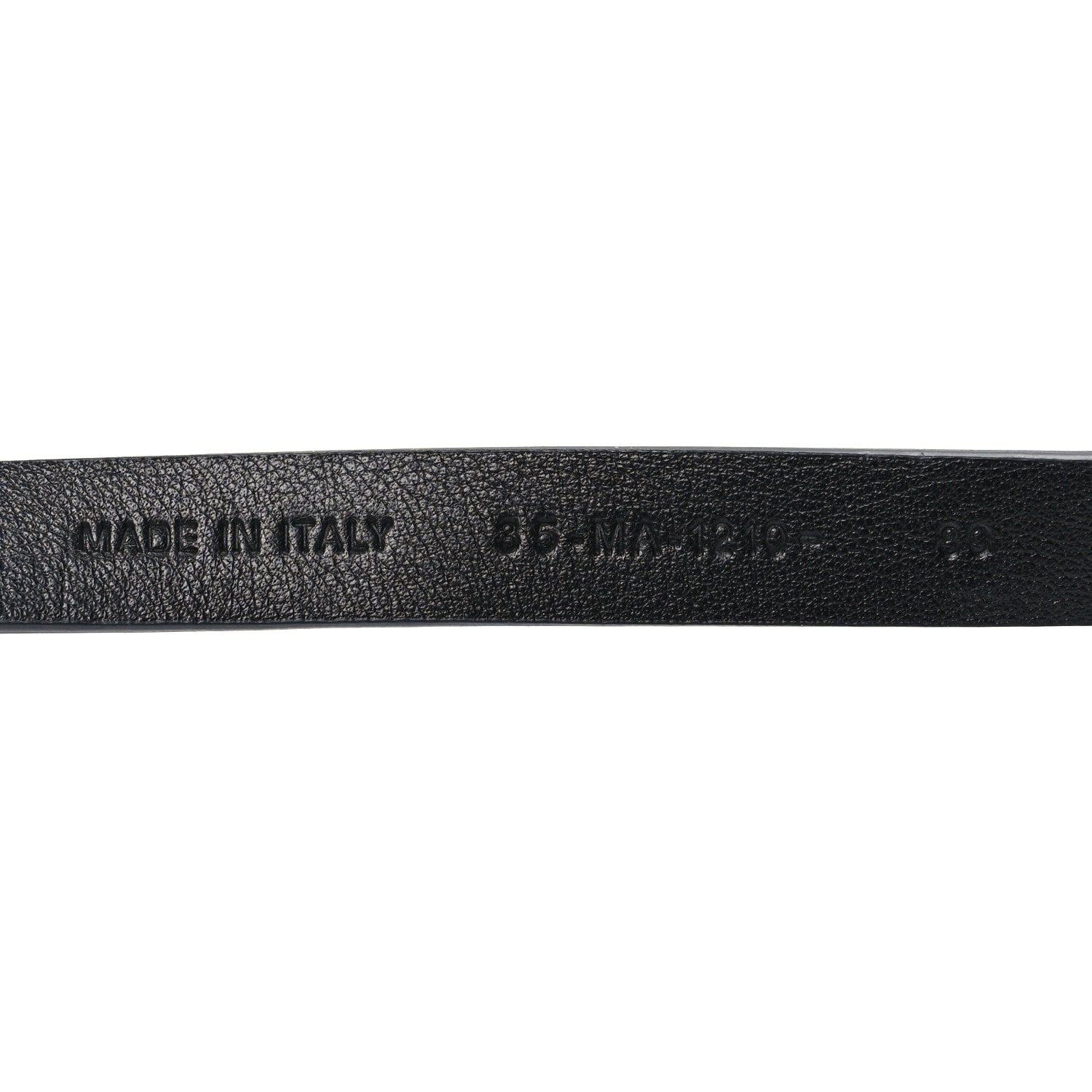 Christian Dior Calfskin Double Braided Belt 80 32 Black 4 of 4