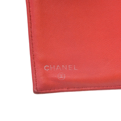 Chanel Perforated Lambskin Quilted Flap Wallet Red 6 of 20