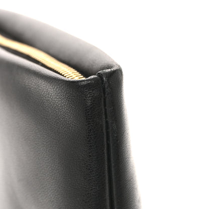 Saint Laurent Lambskin Small Calypso Pouch Black 8 of 10