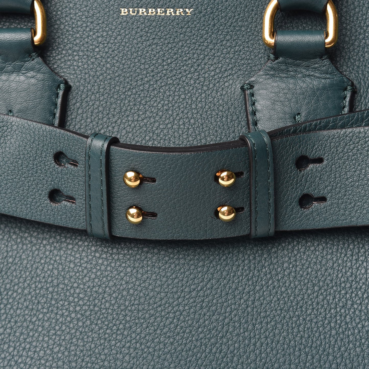Soft Grain Calfskin Small Belt Bag Dark Cyan