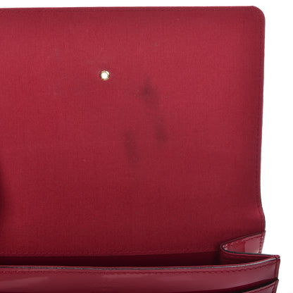 Louis Vuitton Patent Louise Clutch Rose Indien 7 of 7