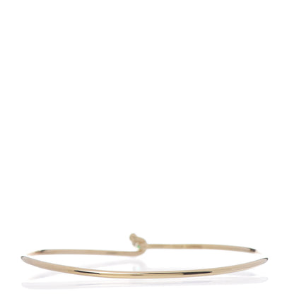 Tiffany 14K Yellow Gold Emerald Hook Bracelet 3 of 5