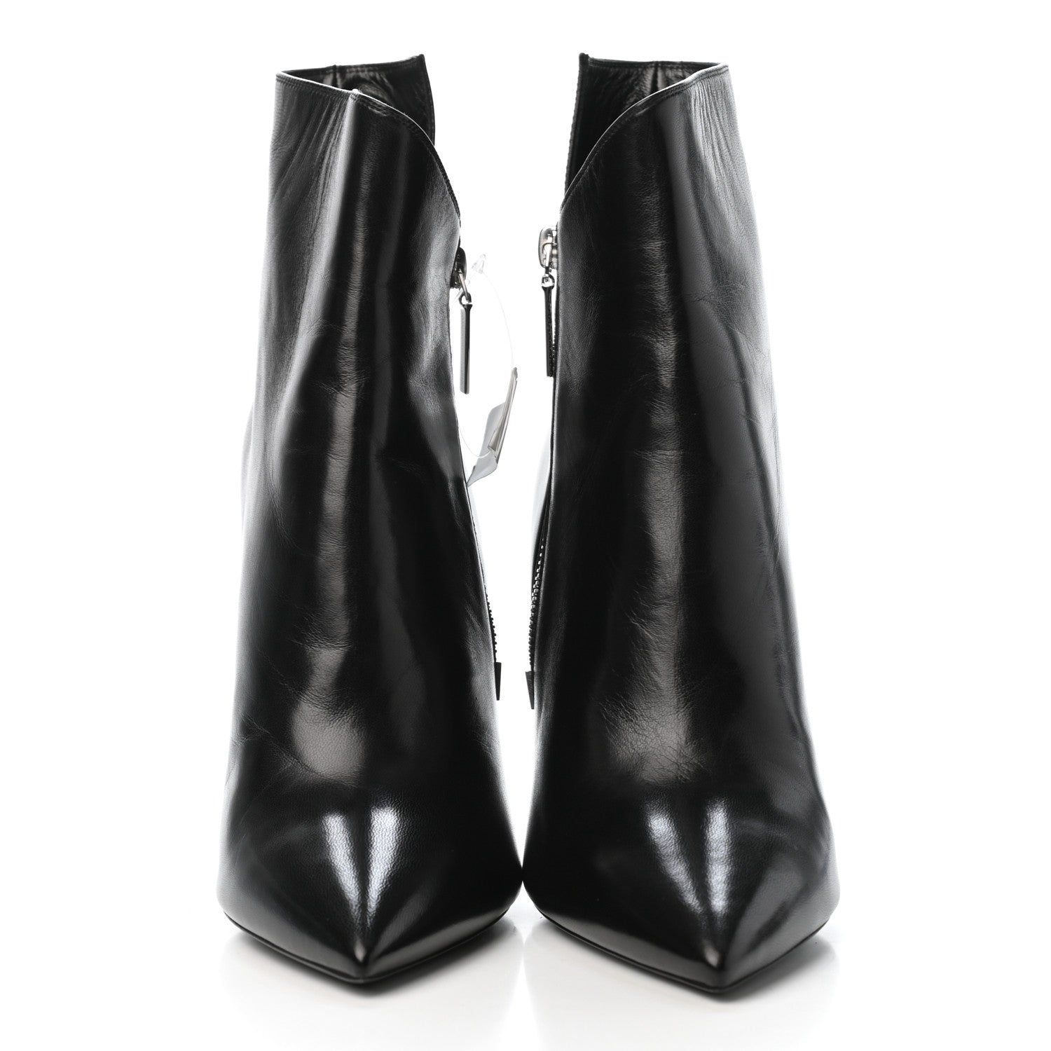 Saint Laurent Calfskin Niki 105 Wedge Booties 40 Black 2 of 4
