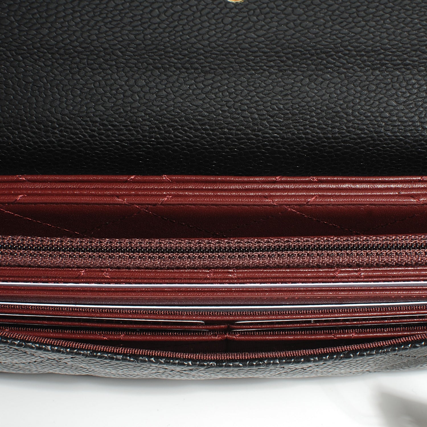 Chanel Caviar Quilted Travel Wallet Black 5 of 7