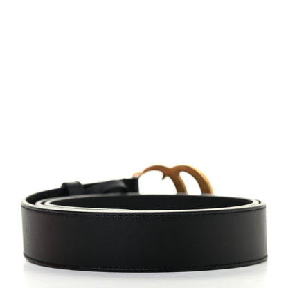 Gucci Calfskin Double G 30mm Belt 85 34 Black 2 of 5