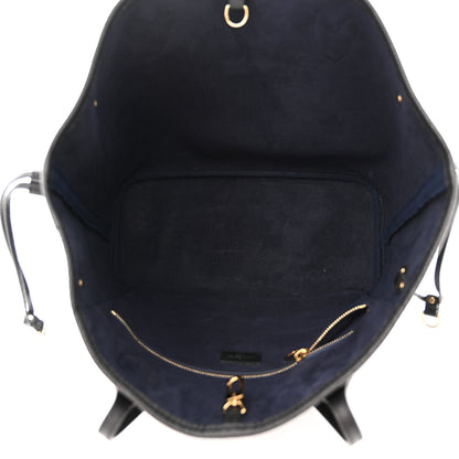 Louis Vuitton Empreinte Monogram Giant Neverfull MM Black 6 of 11