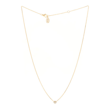 Cartier 18K Yellow Gold Diamond XS D'Amour Pendant Necklace 3 of 5