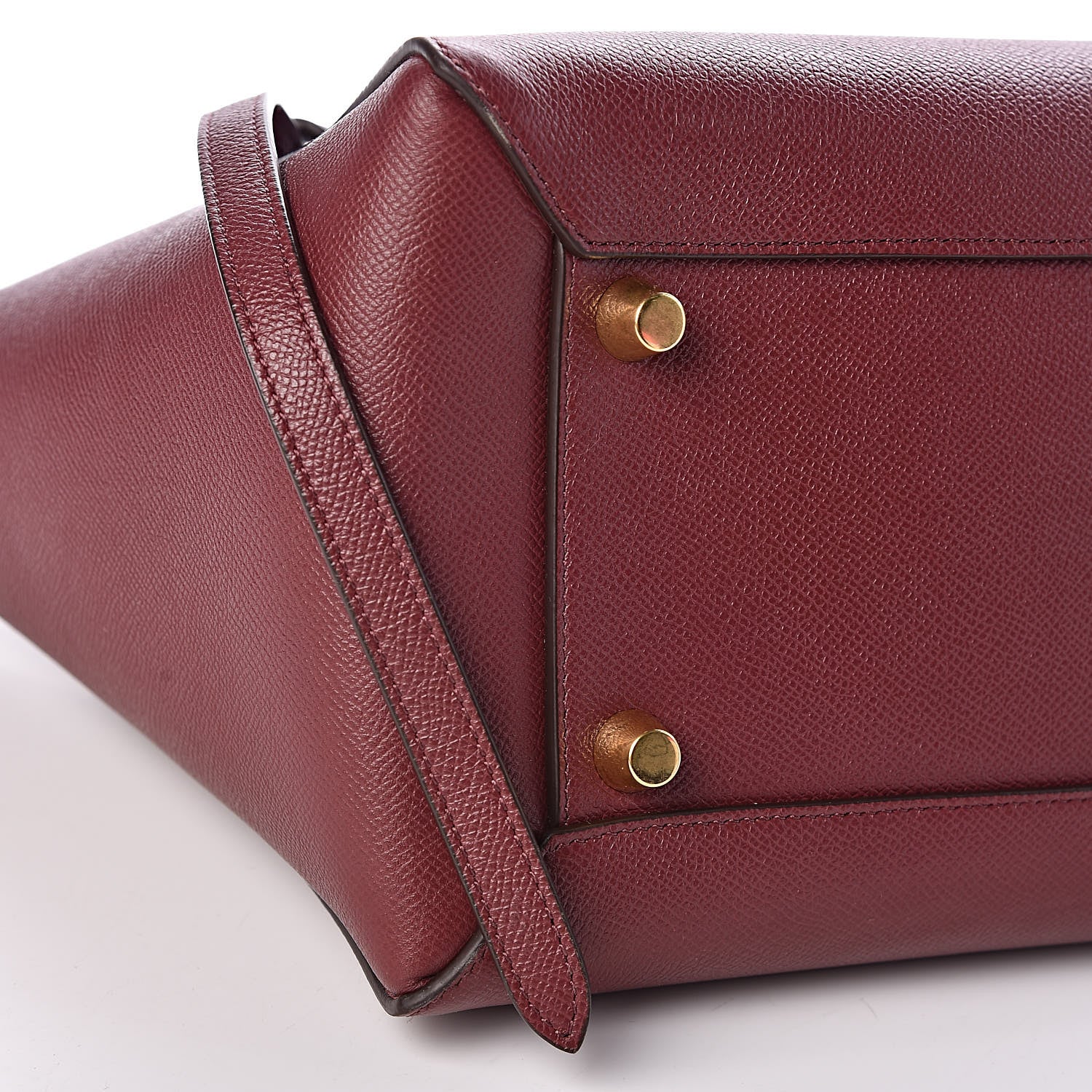 Celine Grained Calfskin Mini Belt Bag Light Burgundy 9 of 10
