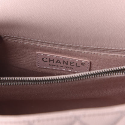 Chanel Caviar Quilted Small Coco Handle Flap Pink 8 of 10
