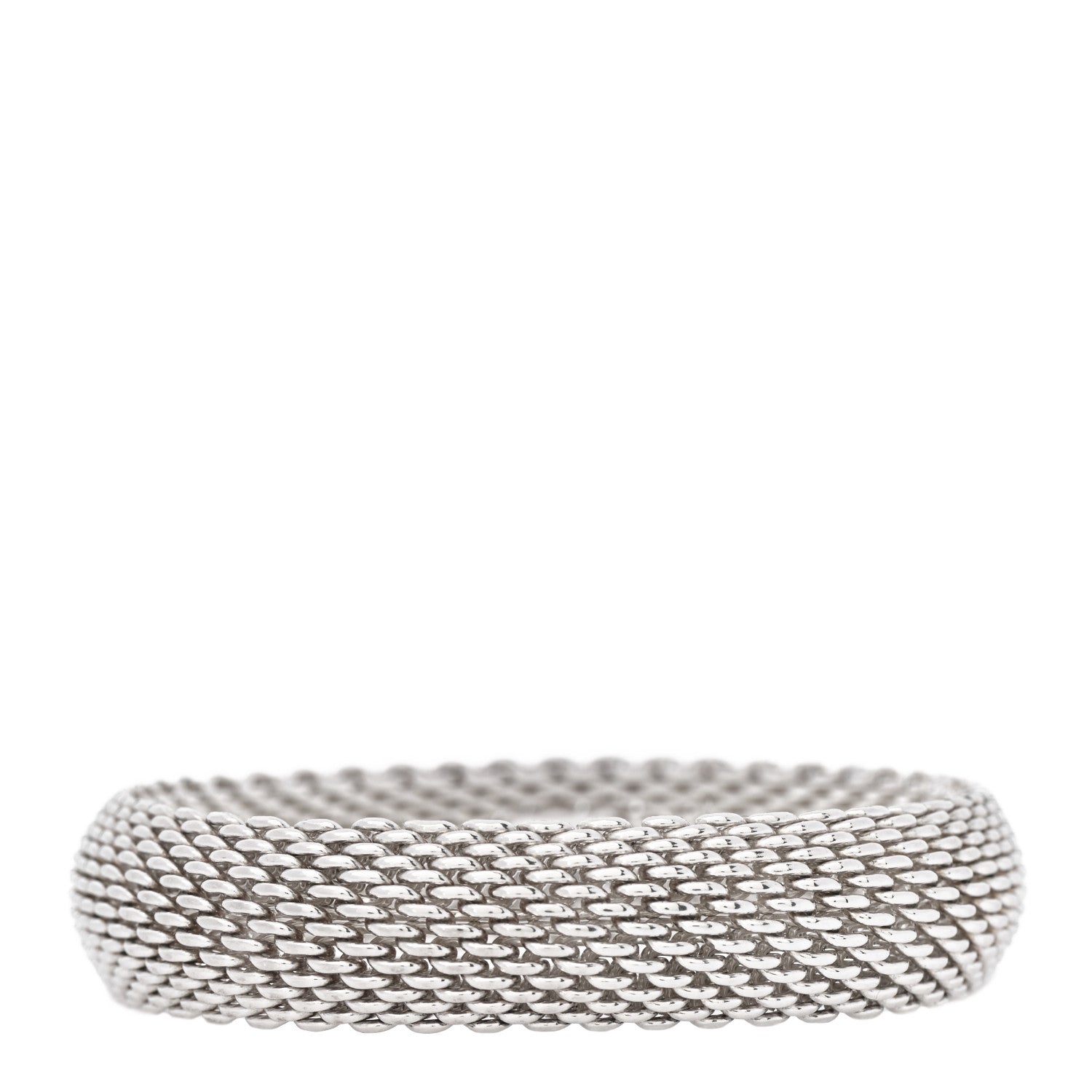 Tiffany Sterling Silver Somerset Mesh Bracelet 1 of 3