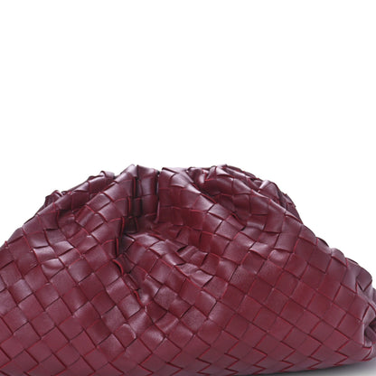 Bottega Veneta Nappa Maxi Intrecciato The Pouch Oversized Clutch Bordeaux 8 of 10