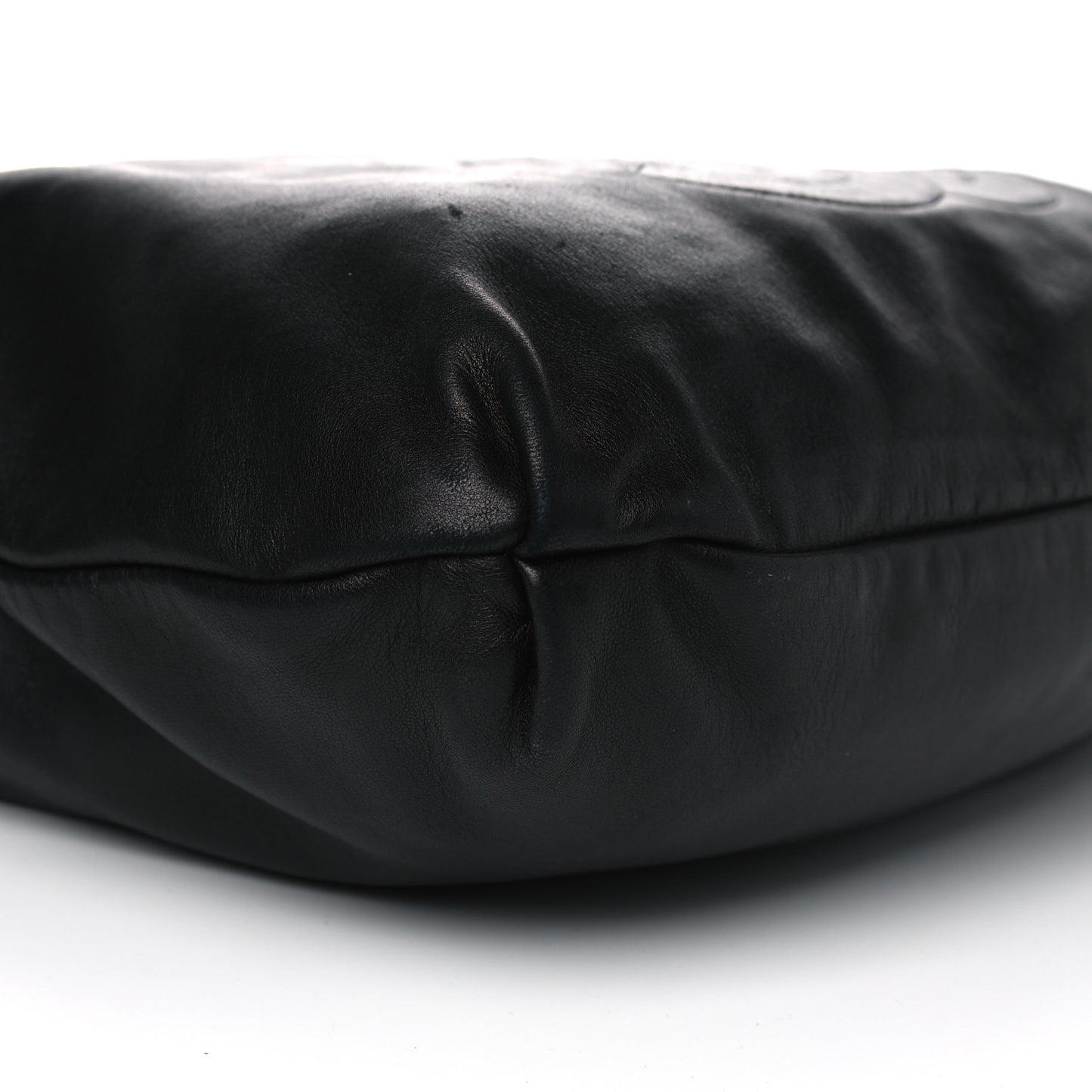 Lambskin Large Soft and Chain Hobo Black
