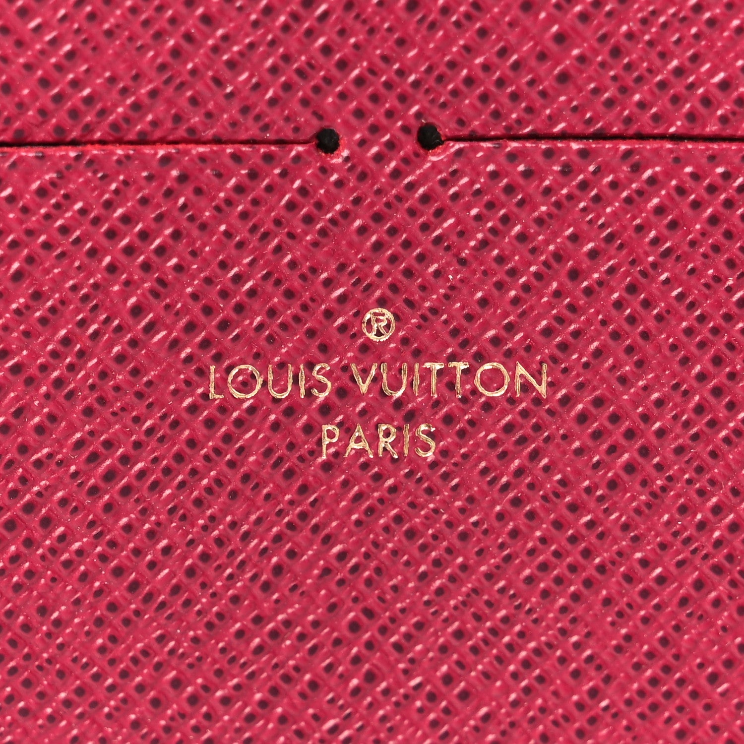 Louis Vuitton Calfskin Felicie Card Holder Insert Fuchsia 6 of 6