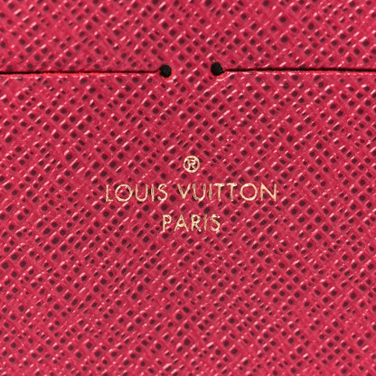 Louis Vuitton Calfskin Felicie Card Holder Insert Fuchsia 6 of 6