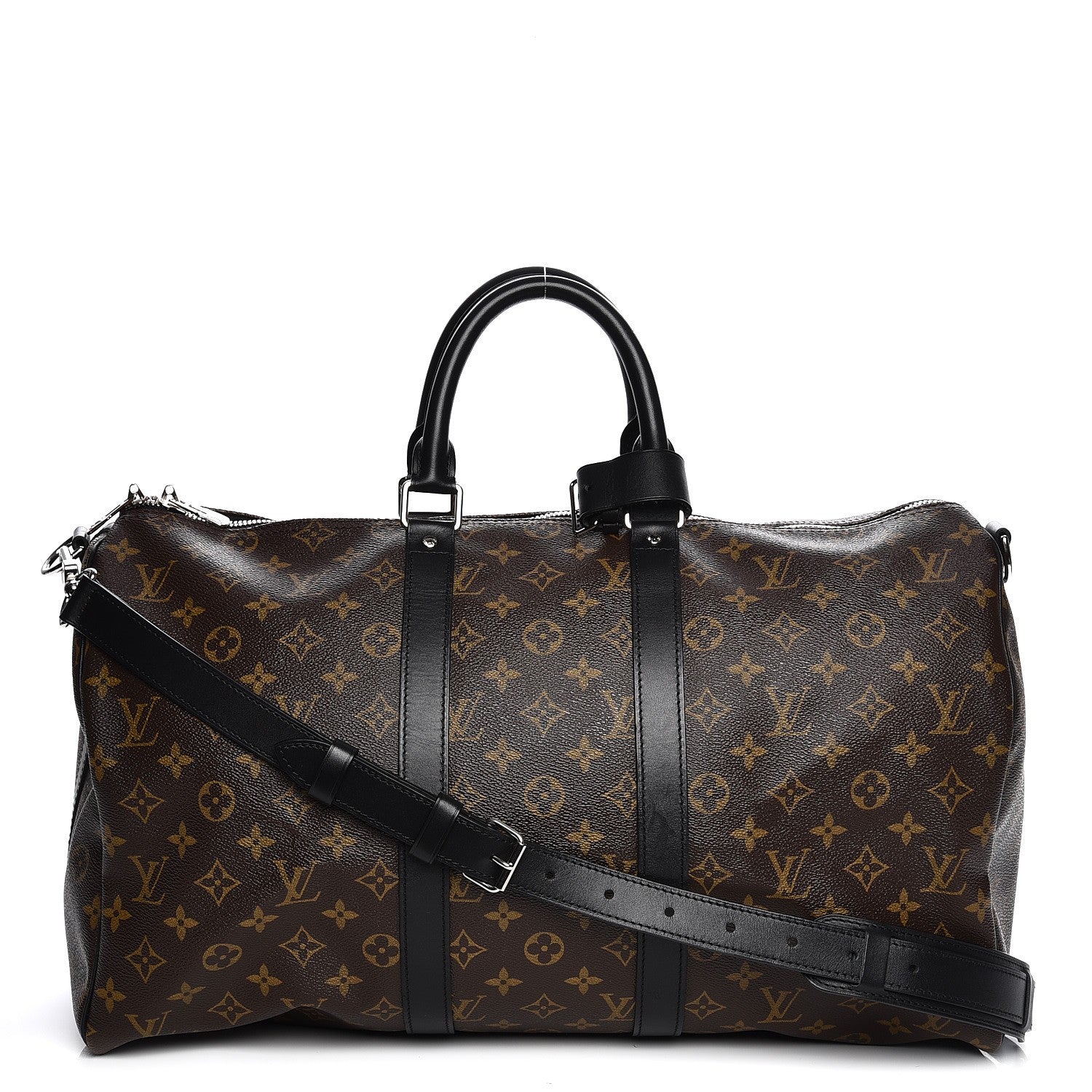 Louis Vuitton Monogram Macassar Keepall Bandouliere 45 1 of 8