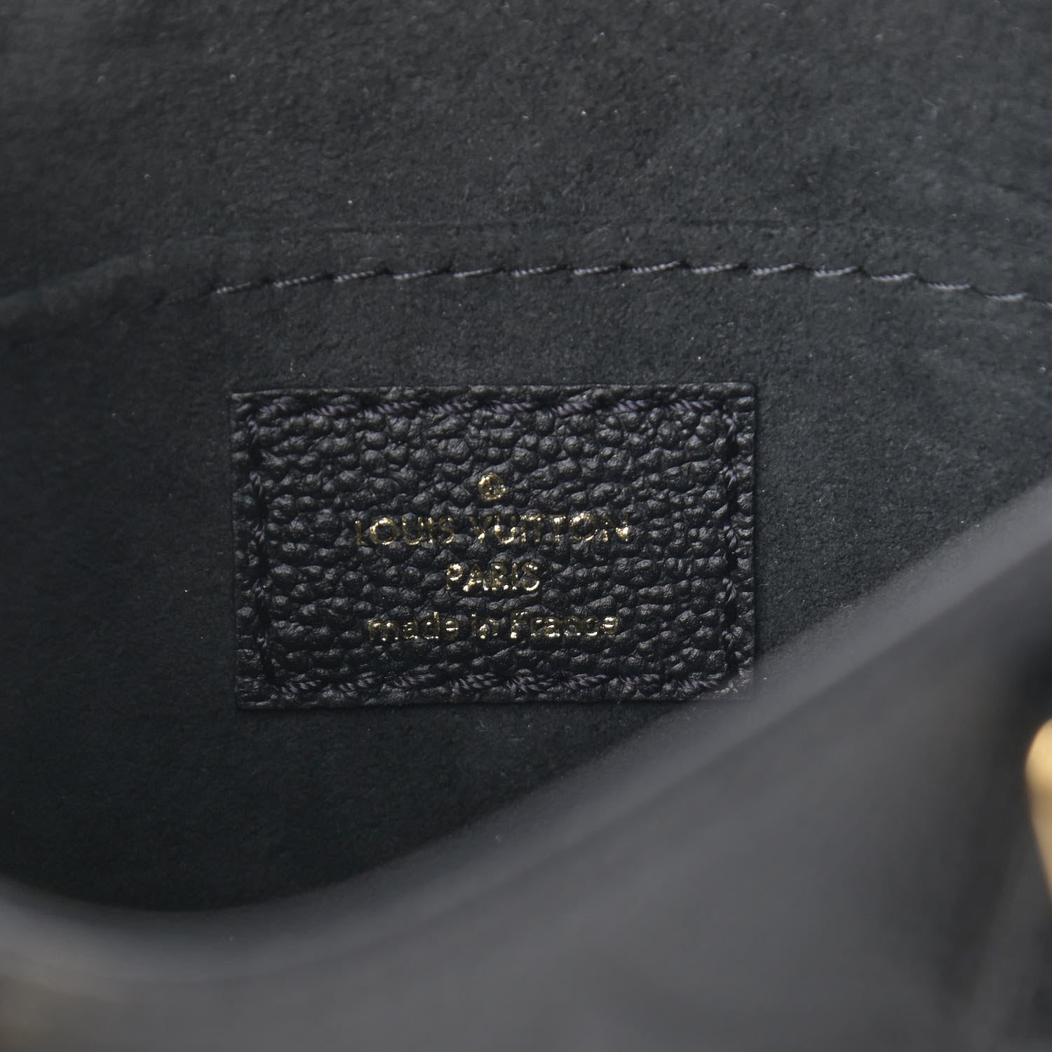 Louis Vuitton Empreinte Monogram Giant Petit Sac Plat Black 6 of 8