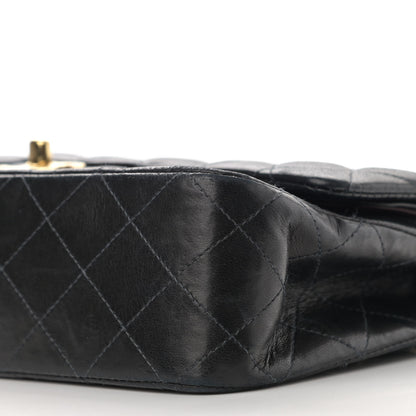 Chanel Lambskin Quilted Medium Double Flap Navy 9 of 13