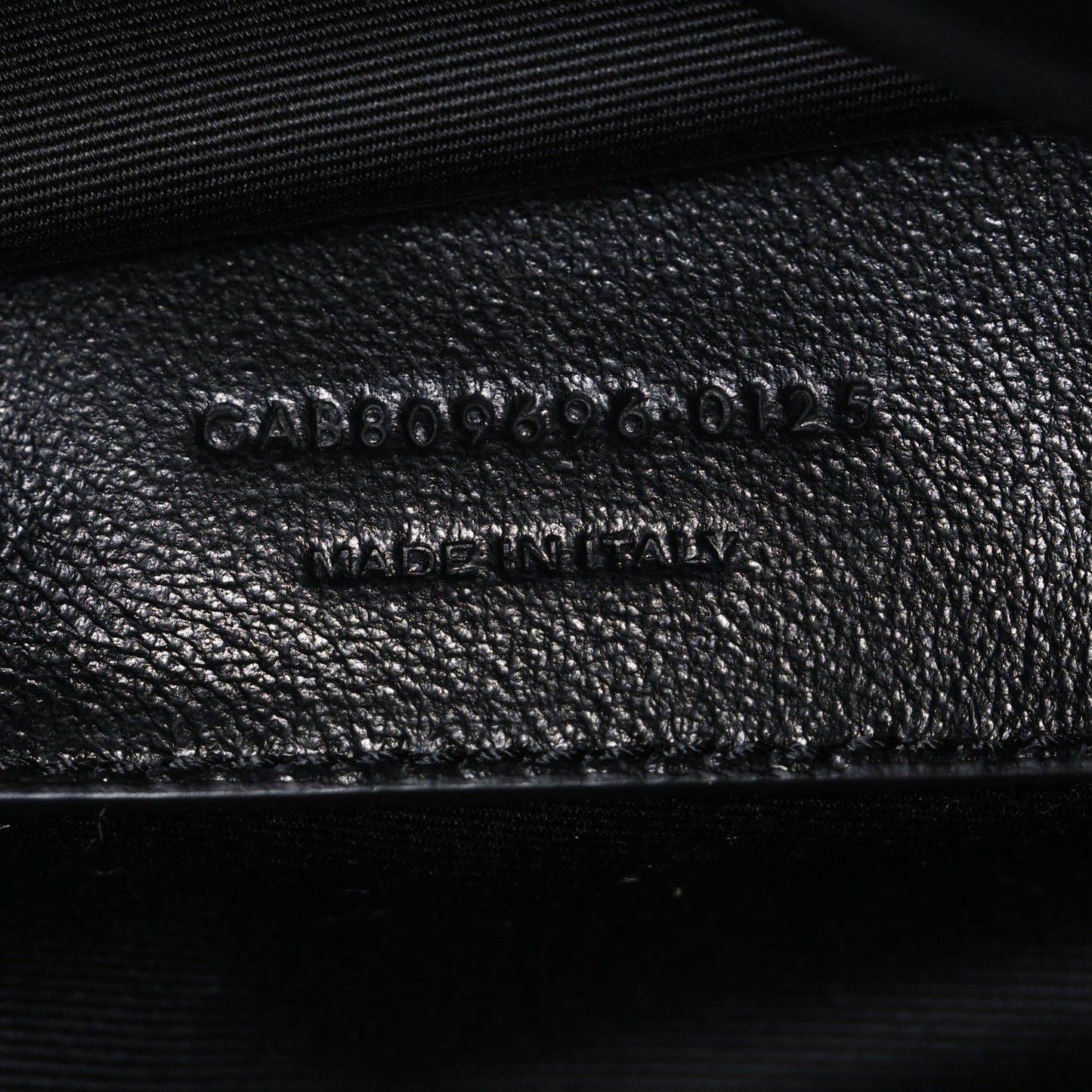 Lambskin Matelasse Monogram Medium Jamie 4.3 Black