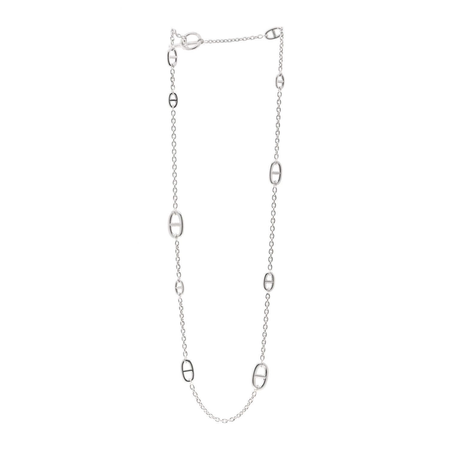 Hermes Sterling Silver Farandole Necklace 80 3 of 5