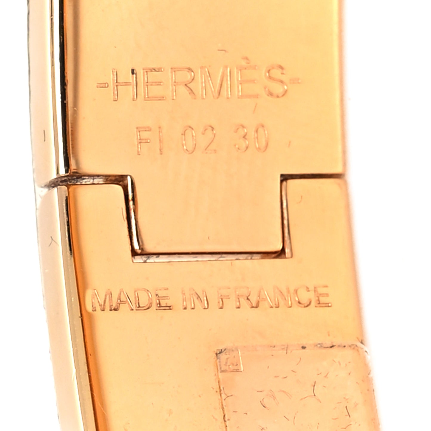 Enamel Narrow Print H Lift Clic Clac H Bracelet PM Patch