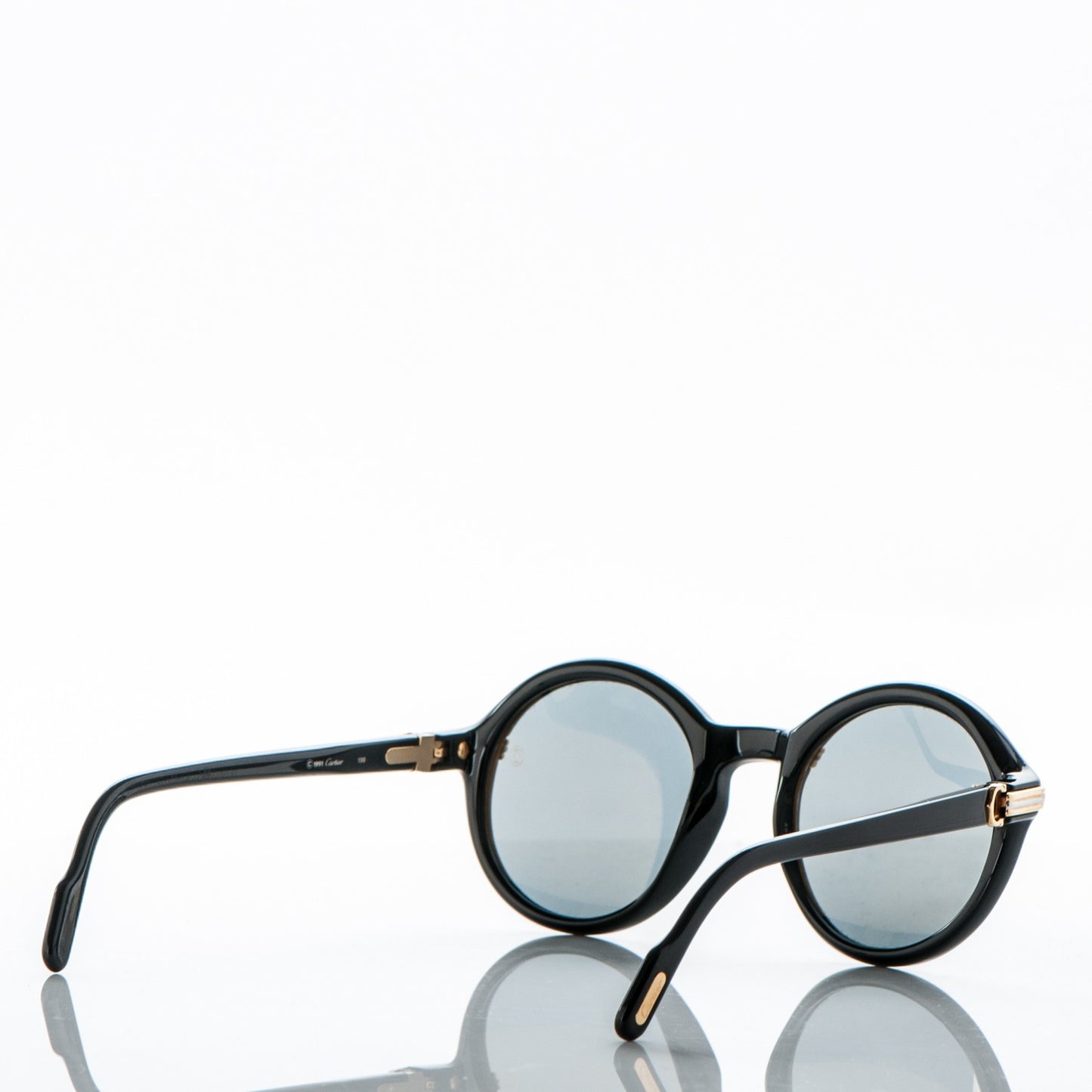 Vintage Cabriolet Sunglasses 130 Black Gold
