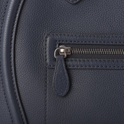 Celine Drummed Calfskin Mini Luggage Orage 10 of 10
