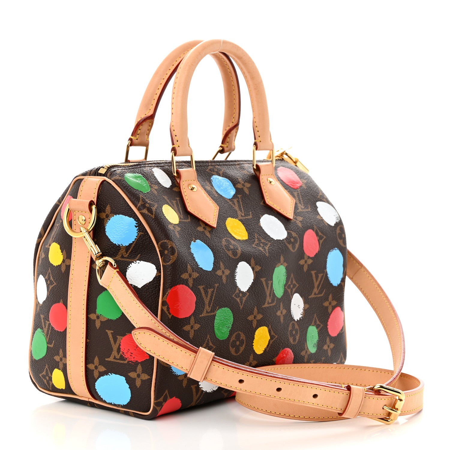 Louis Vuitton LV X YK Monogram Speedy Bandouliere 25 Multicolor 3 of 11