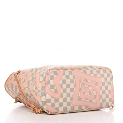 Louis Vuitton Damier Azur Tahitienne Neverfull MM 4 of 10