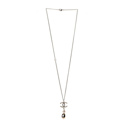 Chanel Pearl CC Drop Necklace Gold 3 of 6