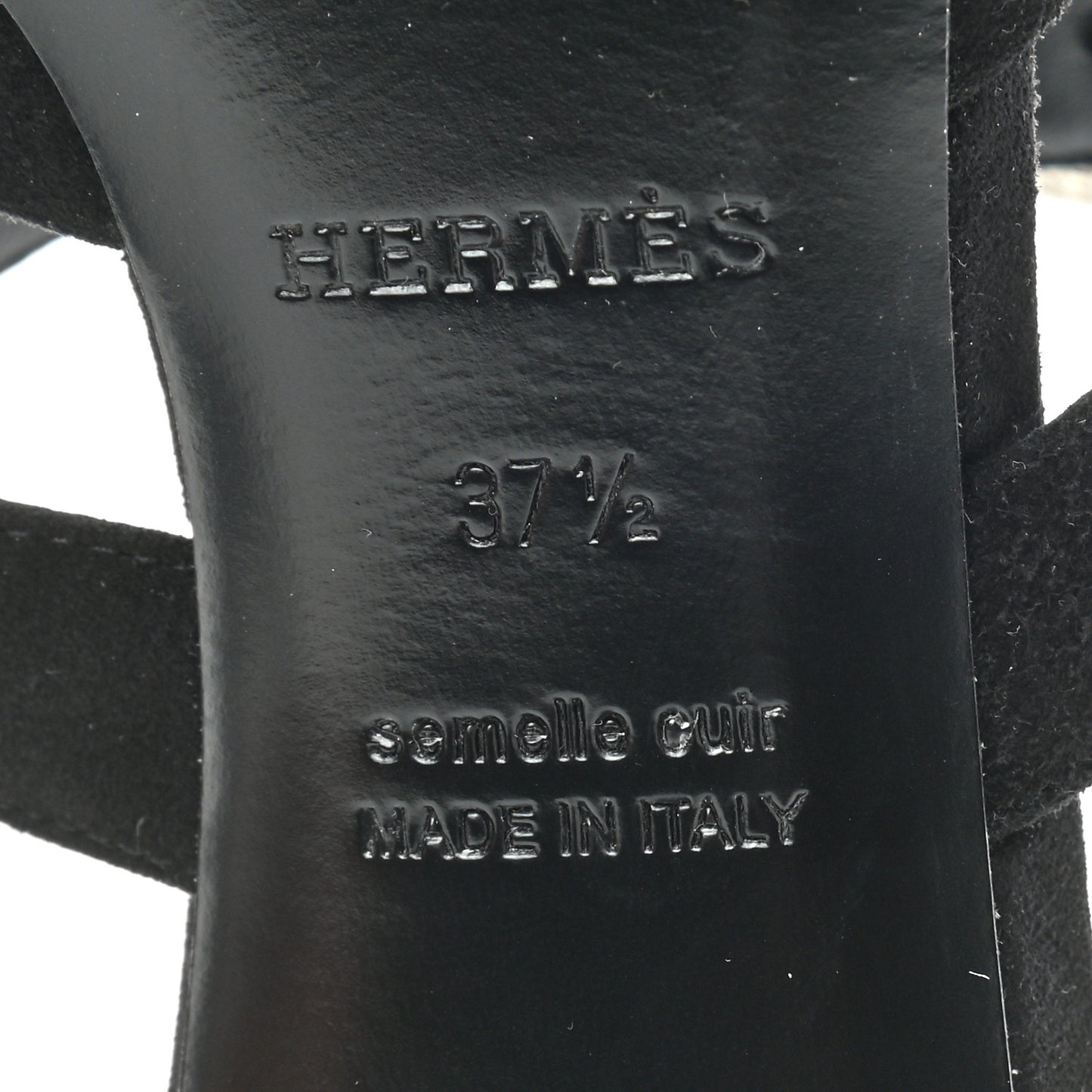 Suede Goatskin Blink Mules 37.5 Black