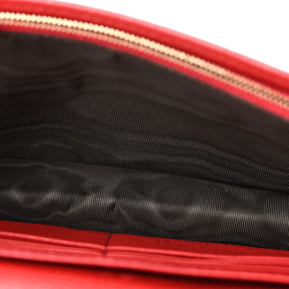 Gucci Pebbled Calfskin Soho Wallet On Chain Vibrant Red 5 of 10