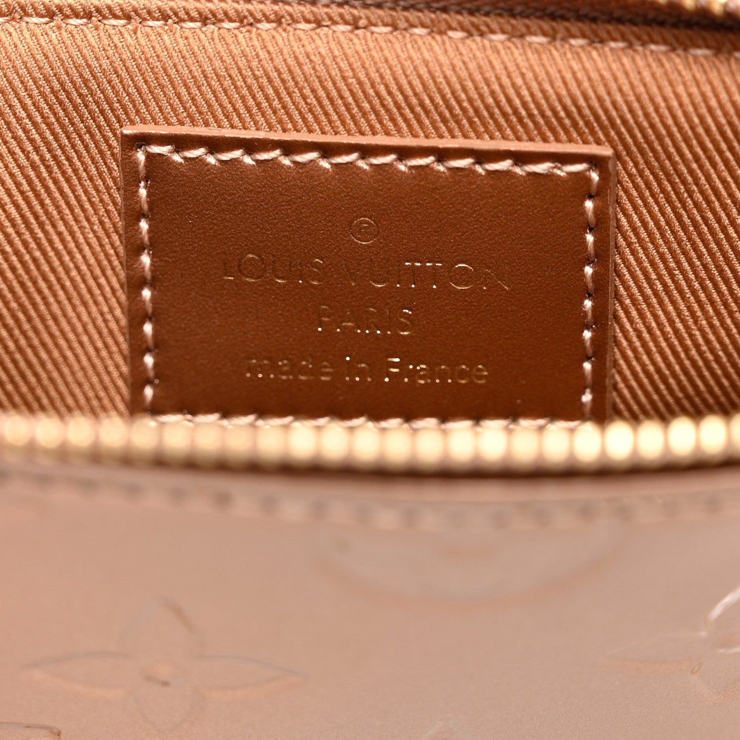 Louis Vuitton Metallic Vernis Mini Pochette Accessories Rose Gold 6 of 7