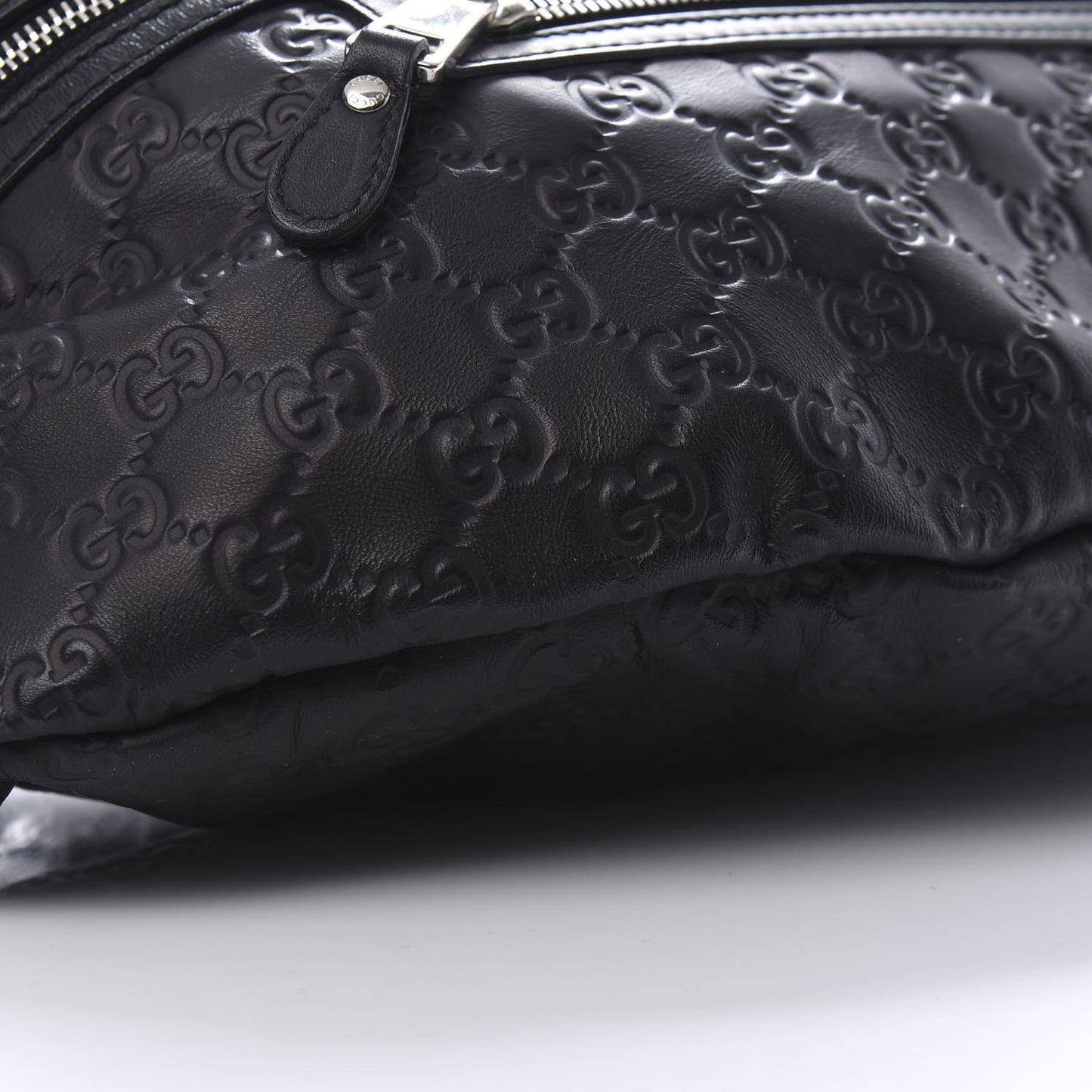 Guccissima Web Belt Bag Black