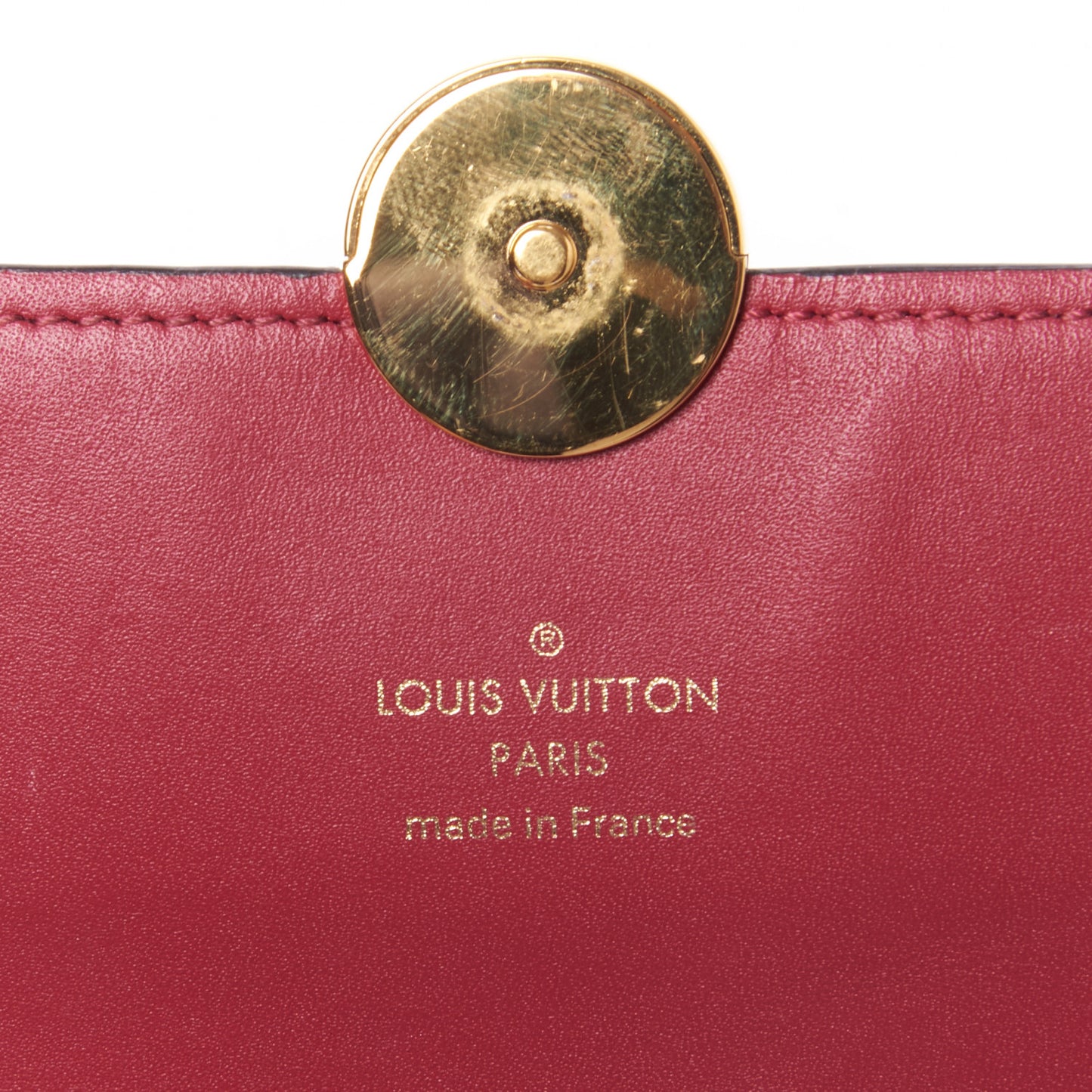 Monogram Flore Chain Wallet Fuchsia