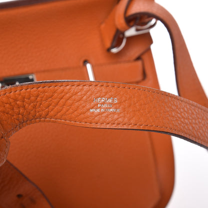 Hermes Taurillon Clemence Jypsiere 28 Orange 8 of 14