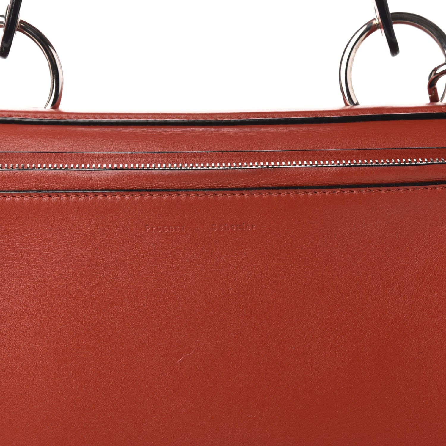Proenza Schouler Calfskin Medium Hava Top Handle Bag Brick 4 of 11