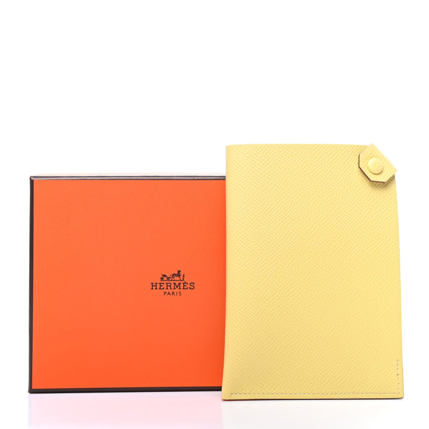Epsom Tarmac PM Passport Holder Jaune Poussin
