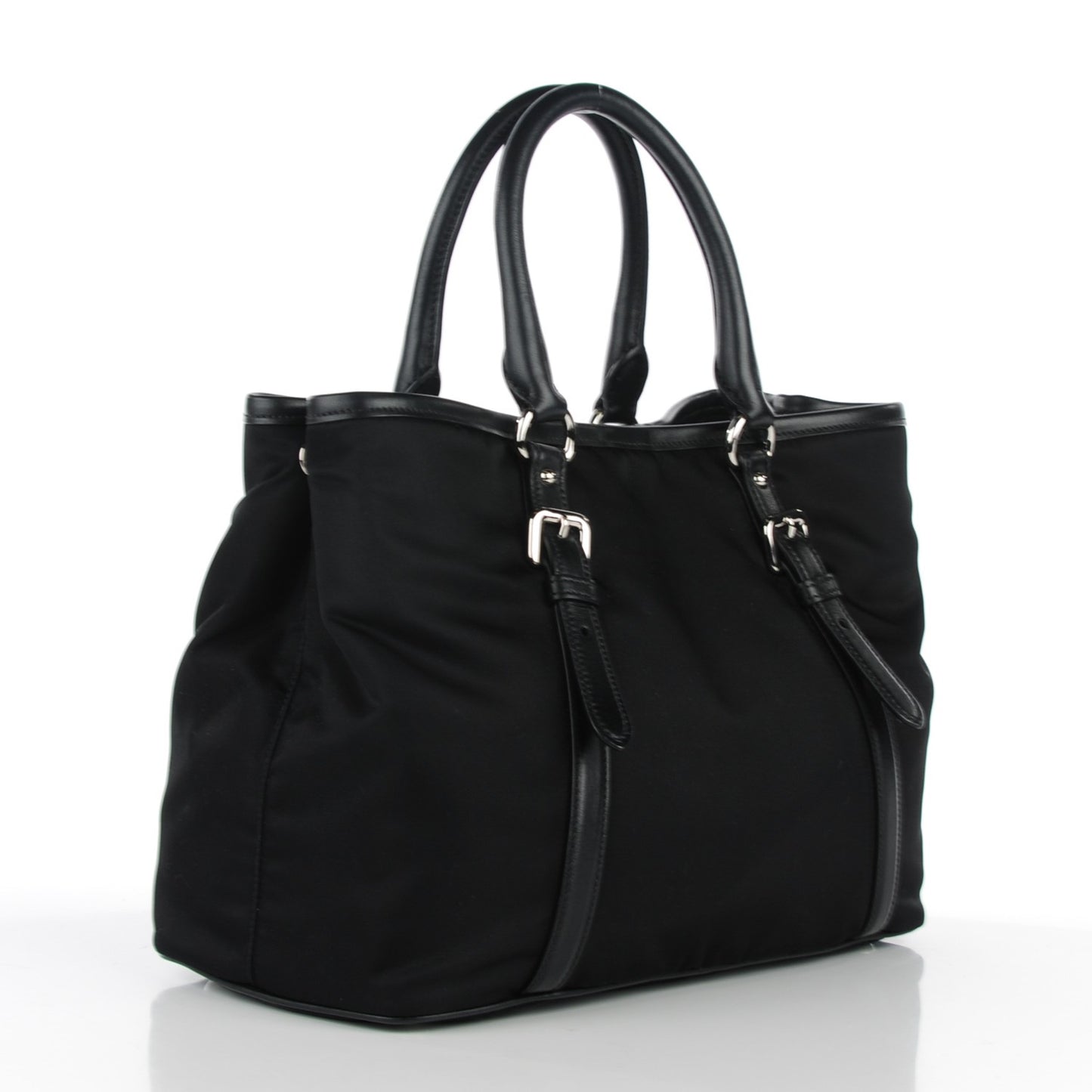 Tessuto Soft Calf Tote Nero Black